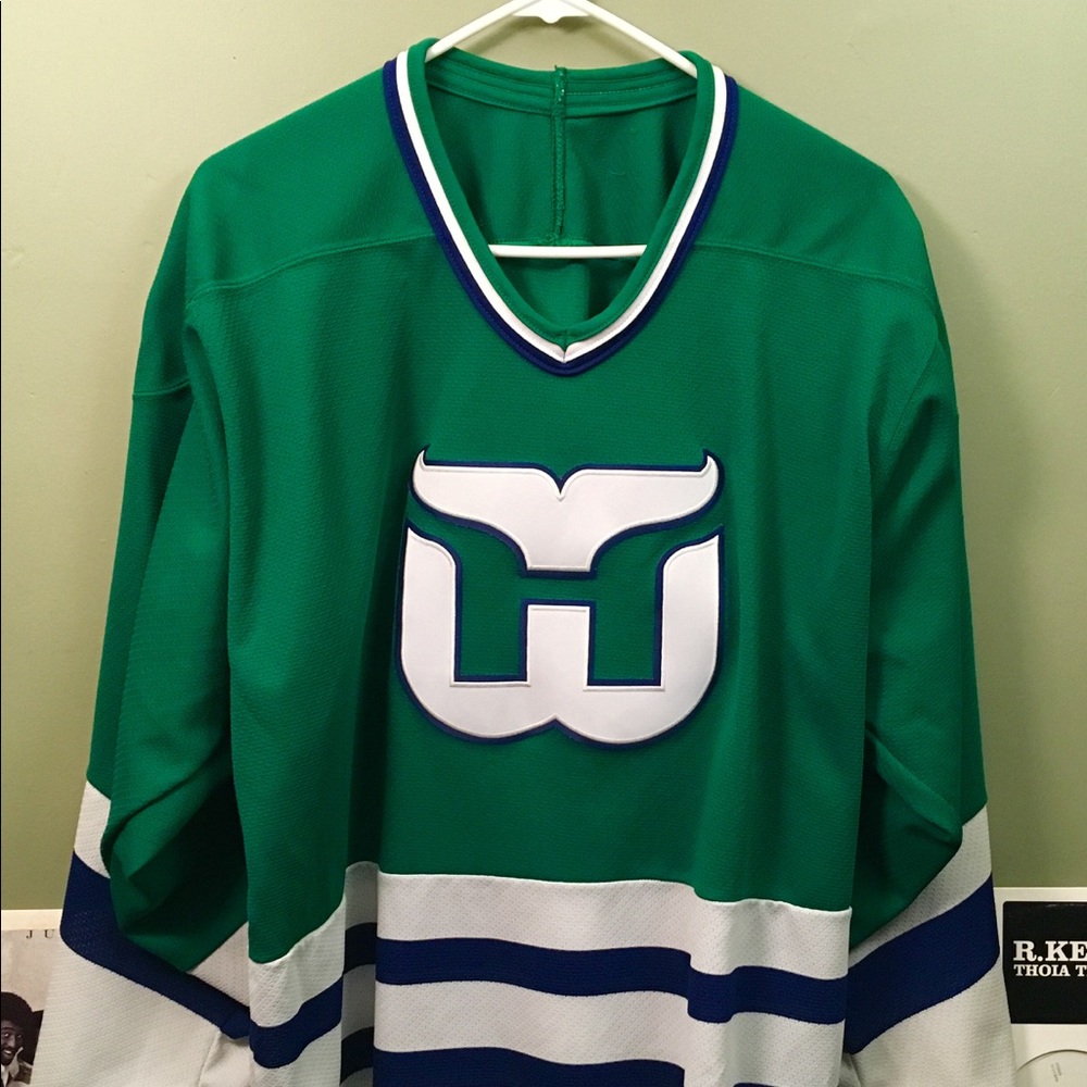 Super Cool Retro Hartford Whalers Jersey